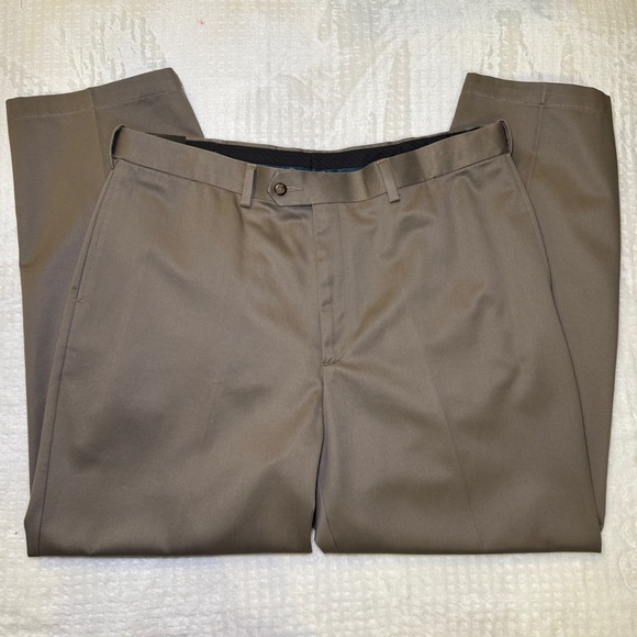 Savane 100% Cotton Dress Pants Slacks Trousers No Iron Men’s 38W 29L 38x29 NWT - Picture 1 of 8